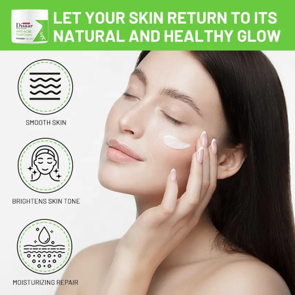 Disaar Anti Acne Facial Cream Salicylic Acid Facial Cream Brightens Skin Tone, 120 g. - Image 3