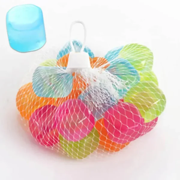 20 Pcs Reusable Multicolored Ice Cube.
