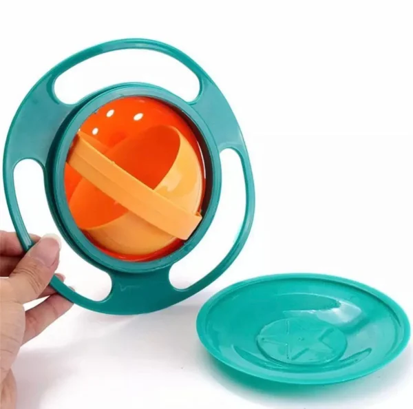 Universal Gyro Bowl For Baby Kids/Spill-Proof Bowl For Kids: - Image 6