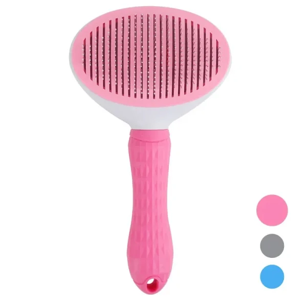 Self-Cleaning Pet Hair Remove Comb, Pet Grooming Tool. - Image 3