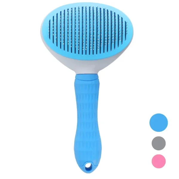 Self-Cleaning Pet Hair Remove Comb, Pet Grooming Tool. - Image 2