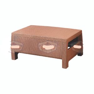 SAAB SP-371 Newly Designed Pure Plastic Single Shelf Rattan Table From SAAB