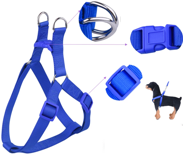 Dog Body Harness, Strong Adjustable Harness for Dogs (z.y 127) (XXL 4 cm). - Image 3