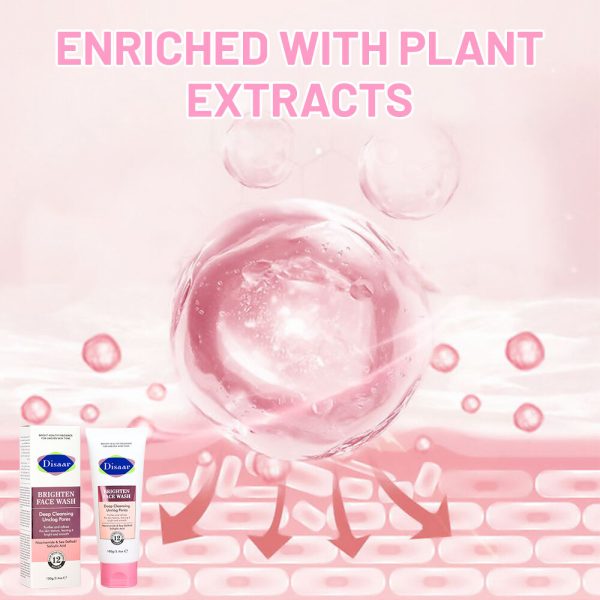 Disaar Brighten Face Wash, Hydrating Facial Cleanser with Niacinamide, 100 g. - Image 6