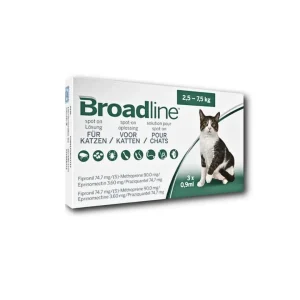 Broadline for Large Cats 5.5-16.5 lbs (2.5-7.5 kg)- (3Pcs in Box), VEP-11015