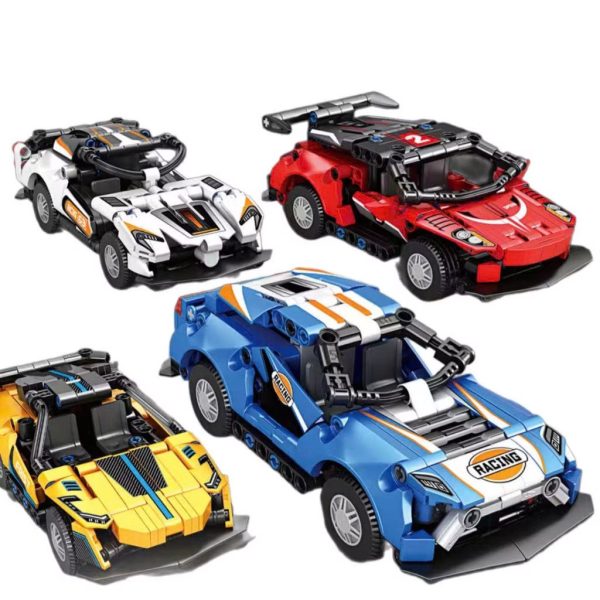 Building toys: Off-road racing car building block set No. 47107 - Image 7