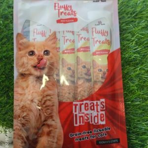 Fluffy Creamy Lickable Treats For Cat – 75 Gram, PTW-13052