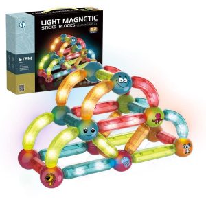 52 PCS Light Magnetic Stick Balls Building Blocks Set 8906