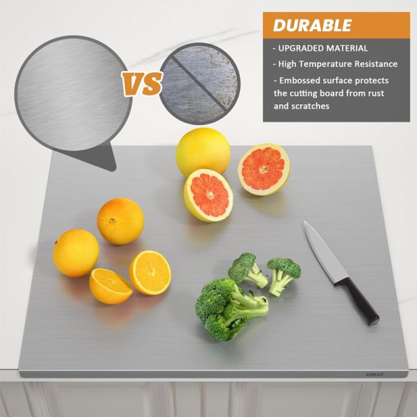 Multipurpose Stainless Steel Cutting Board(Medium) - Image 6
