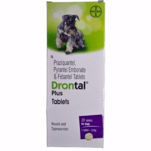 Drontal Plus – Deworming Tablet for Dogs (Indian), VEP-11003