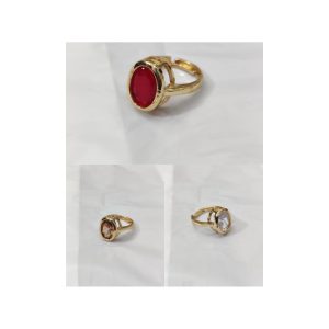 China Gold Adjustable Golden Pearl Ring(3 Colors)