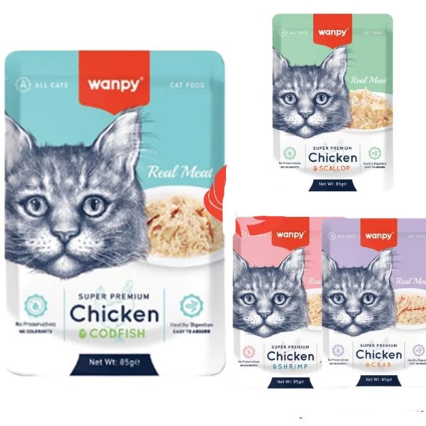 Wanpy Jelly Pouch For Pets 85G, PTW-13033