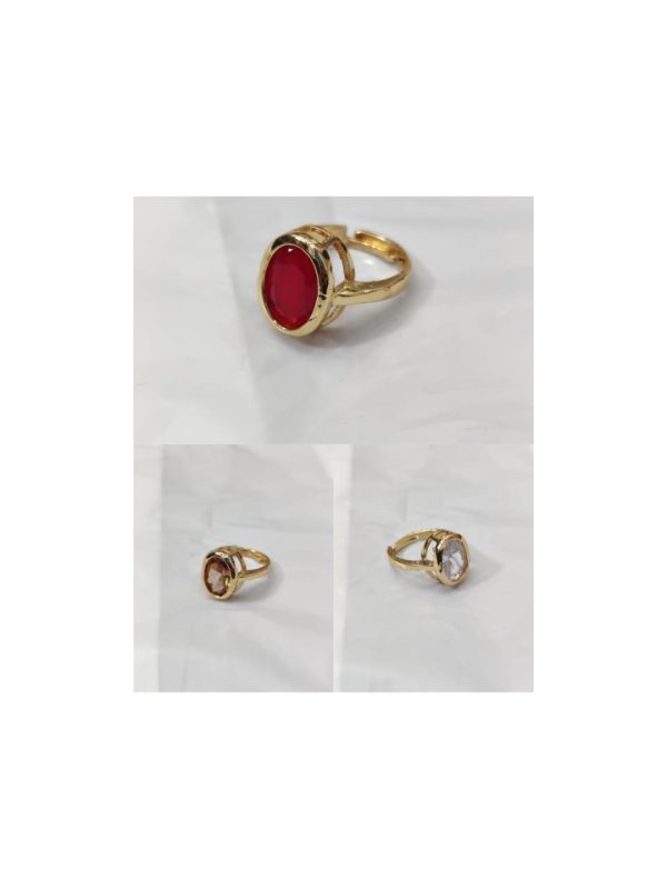 China Gold Adjustable Golden Pearl Ring(3 Colors)