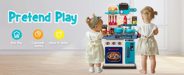 Kids Kitchen Playset-53pcs 008-969A - Image 3