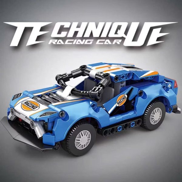 Building toys: Off-road racing car building block set No. 47107 - Image 5