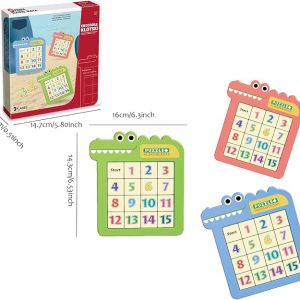 Puzzle for Kid, Slide Puzzle Educational Travel Game Toy  99-4