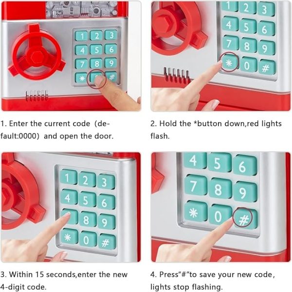Electronic ATM Bank Money Saving Box for Kids - 778A-5 - Image 2