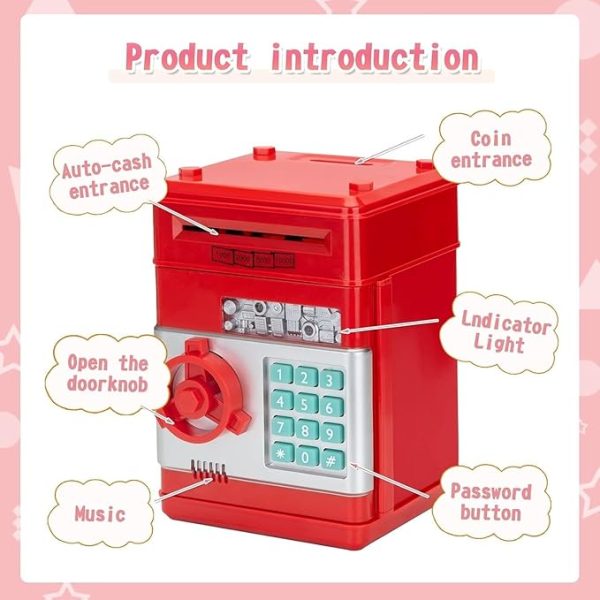 Electronic ATM Bank Money Saving Box for Kids - 778A-5 - Image 4