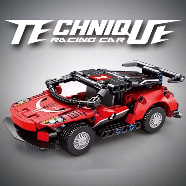 Building toys: Off-road racing car building block set No. 47107 - Image 4