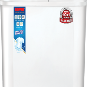 Royal Washing Machine RWM-8010 With Fix Lid And Plastic Body.