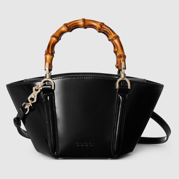 Luxury Bamboo Handle Tote Bag, Premium Quality Women Bag. - Image 5