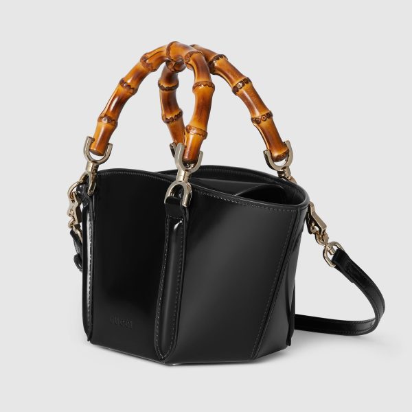 Luxury Bamboo Handle Tote Bag, Premium Quality Women Bag. - Image 4