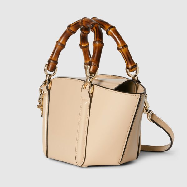 Luxury Bamboo Handle Tote Bag, Premium Quality Women Bag. - Image 2