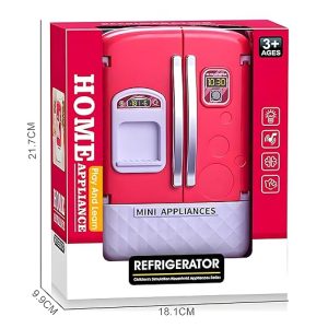 TOY REFRIGERATOR FOR KIDS FRUIT JUICE LIGHTS SOUNDS 6849A