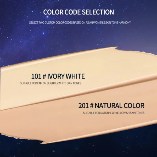 O'cheal Waterproof Foundation HD Concealer Moisturizing Clear Moisturizing Air Cushion BB Cream Foundation ( 201 Natural). - Image 9