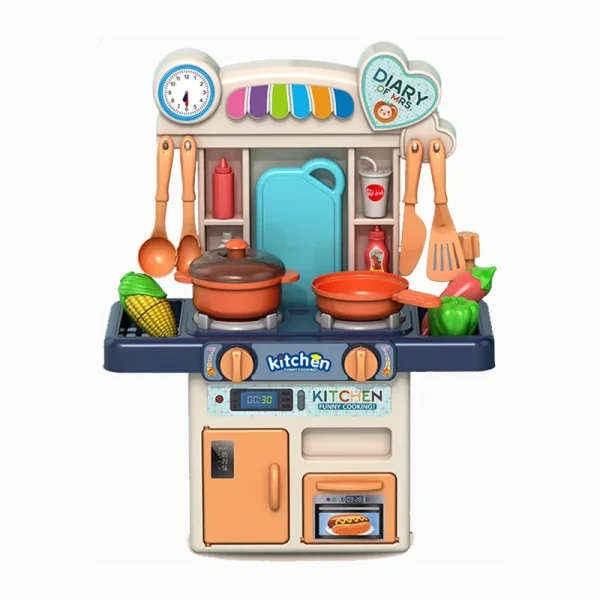 Cooking Toys Electric Water Function Mini Spraying Kitchen Toy Set 353-17B - Image 4