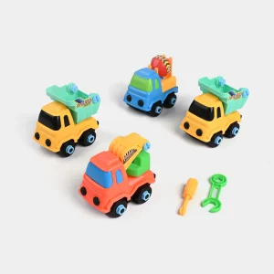 4-IN-1 TAKE-APART CONSTRUCTION VEHICLE TOY SET | BUILD AND PLAY FUN 401-4