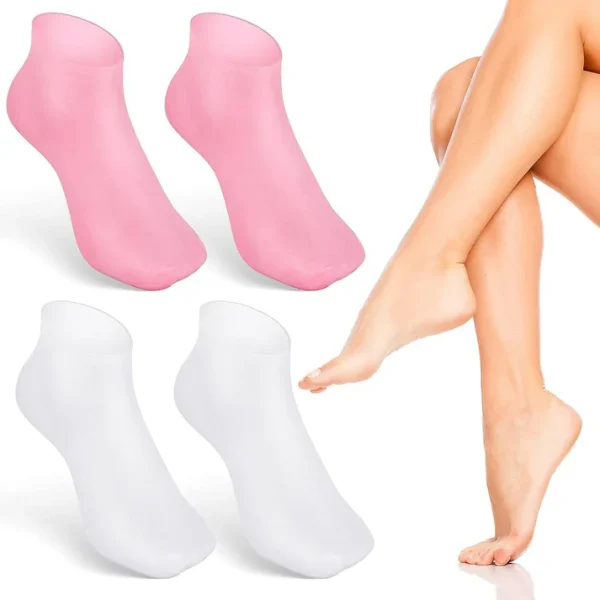Silicone Moisturizing Soft Gel Socks - Image 2