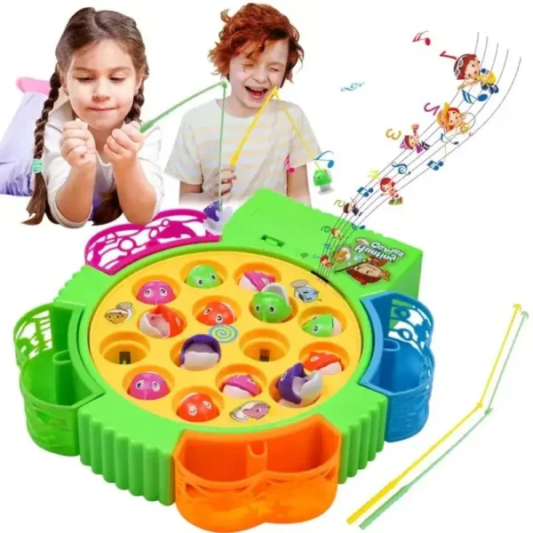 Fishing games battery toy game kids boy and girls toy fishing 20112 - Image 4