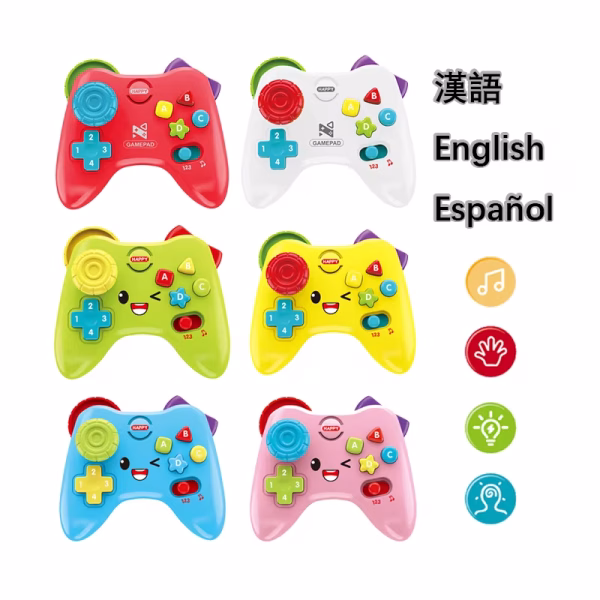 Baby Toddler Pretend Video Game Controller - Learning Toy With Music 5688