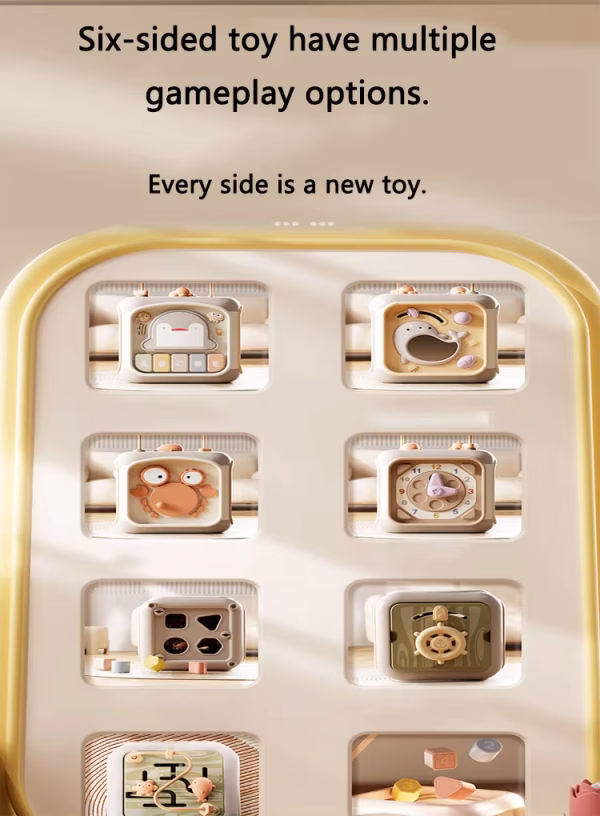 MULTI-FUNCTION SIX-SIDED HAND DRUM TOY 368-54H - Image 3