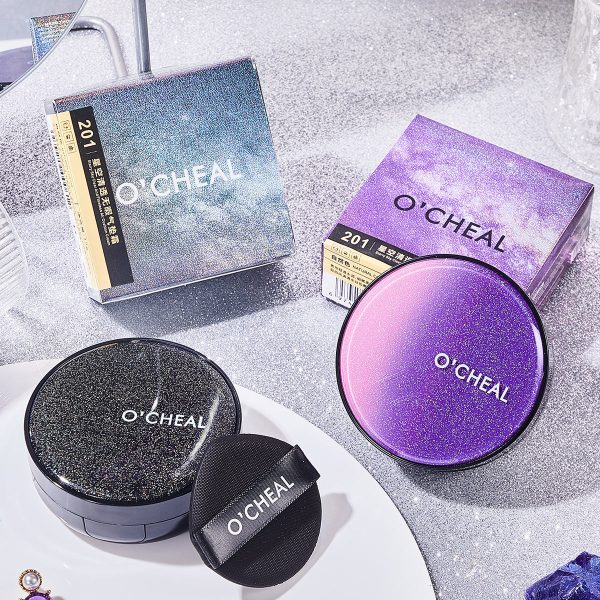 O'cheal Waterproof Foundation HD Concealer Moisturizing Clear Moisturizing Air Cushion BB Cream Foundation ( 201 Natural).