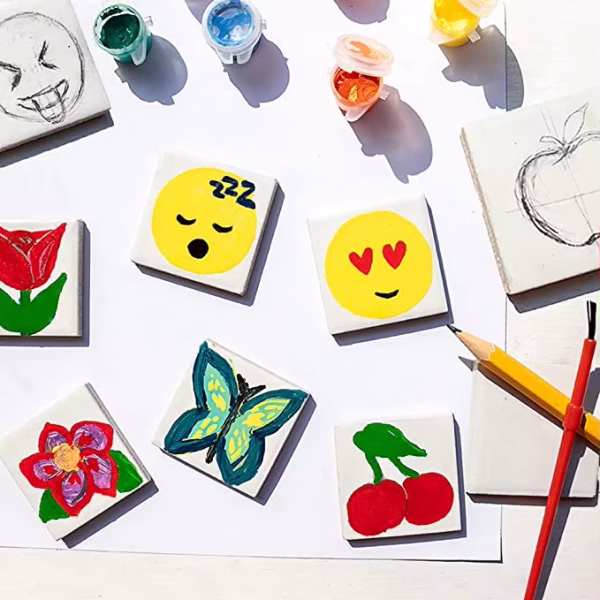 Magnetic Mini Tile Art DIY Painting Fridge Magnet Art & Crafts Kits for Children 8145 - Image 4