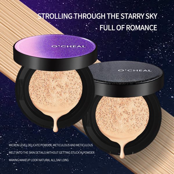 O'cheal Waterproof Foundation HD Concealer Moisturizing Clear Moisturizing Air Cushion BB Cream Foundation ( 201 Natural). - Image 3