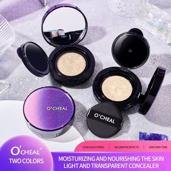 O'cheal Waterproof Foundation HD Concealer Moisturizing Clear Moisturizing Air Cushion BB Cream Foundation ( 201 Natural). - Image 7