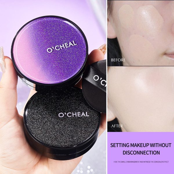 O'cheal Waterproof Foundation HD Concealer Moisturizing Clear Moisturizing Air Cushion BB Cream Foundation ( 201 Natural). - Image 6