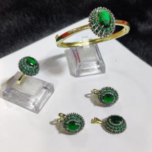 Gold Plated Ganga Jamni Combo Sets Exclusive By Unique Fancy Jewellery.