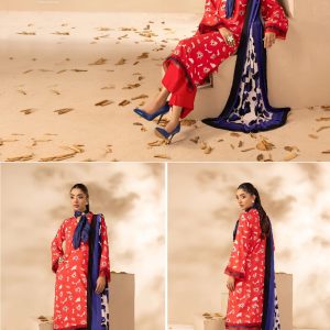 Rangreza Linen 3 pc, Premium Printed Linen Collection (Unstitched) New Collection 2025.