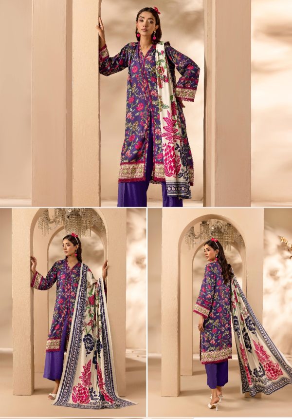 Rangreza Linen 3 pc, Premium Printed Linen Collection (Unstitched) New Collection 2025. - Image 9