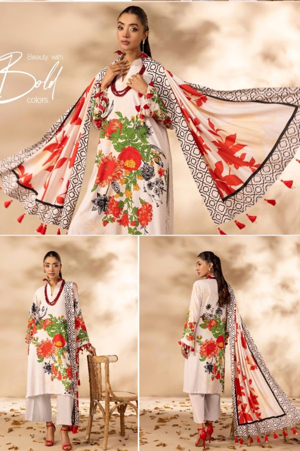 Rangreza Linen 3 pc, Premium Printed Linen Collection (Unstitched) New Collection 2025. - Image 7