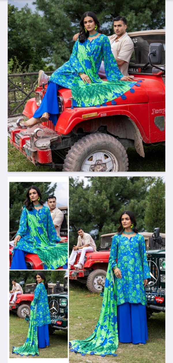 Dastaan-e-Sardi By Paltar, Linen 3 pc, Premium Printed Linen Collection (Unstitched) New Collection 2025. - Image 8