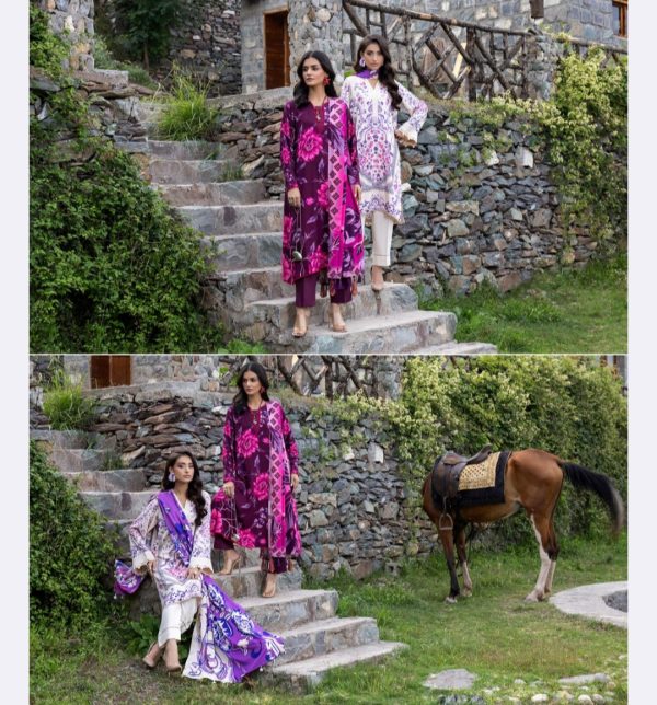 Dastaan-e-Sardi By Paltar, Linen 3 pc, Premium Printed Linen Collection (Unstitched) New Collection 2025. - Image 5
