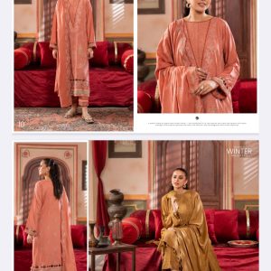 Gulrukh Unstitched Linen 3 Pc, Volume 01, New Collection 2025.