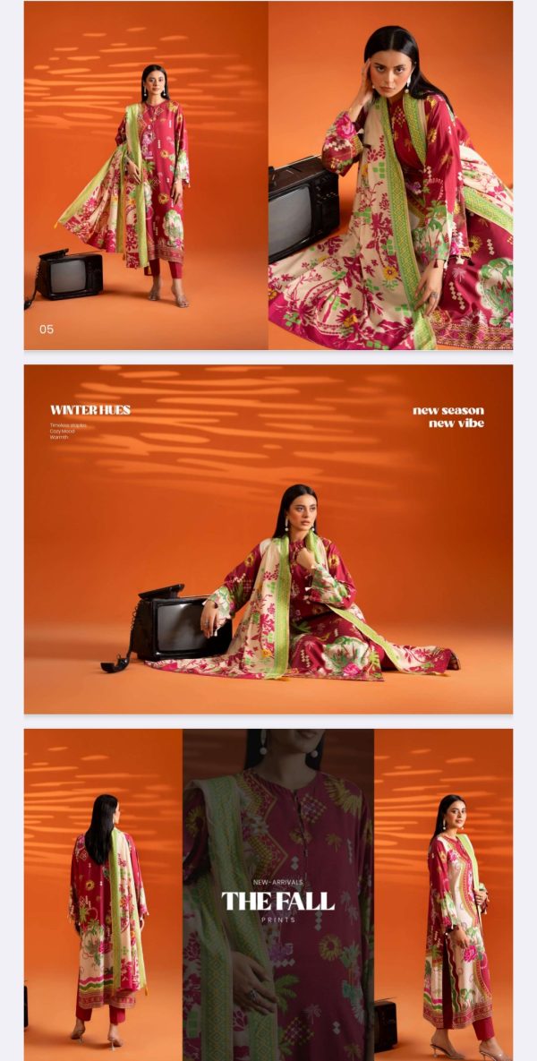 Bana Dora Viscose By Afroz Gulgee (Unstitched) 3 Piece, Vol 01, New Collection 2025. - Image 6