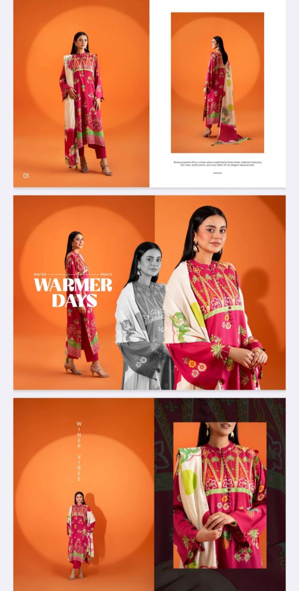 Bana Dora Viscose By Afroz Gulgee (Unstitched) 3 Piece, Vol 01, New Collection 2025. - Image 2