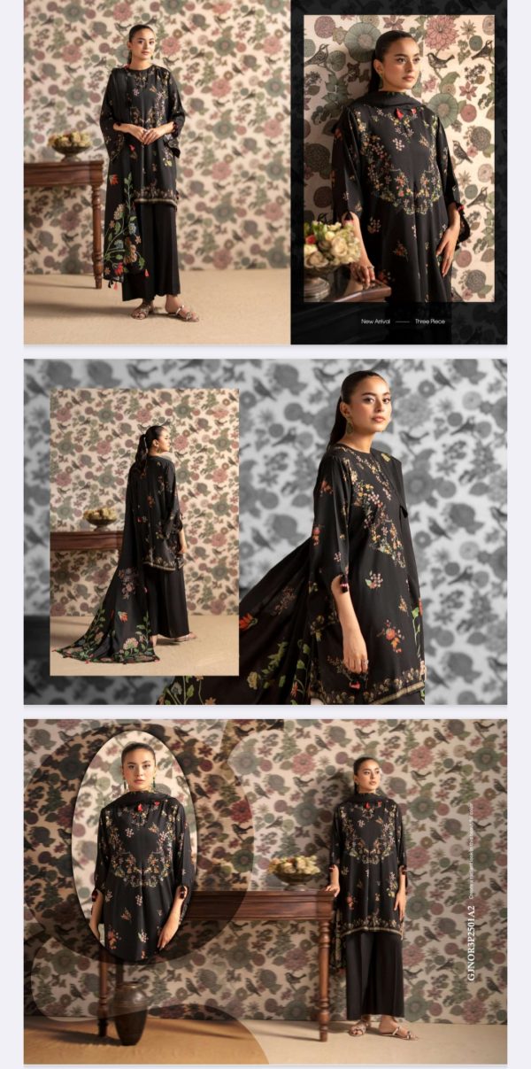 Bana Dora Viscose By Nore Gulgee (Unstitched) 3 Piece, Vol 01, New Collection 2025. - Image 4
